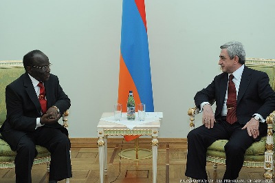    Սերժ Սարգսյանը կարևորել է հայ-գանայական համագործակցությունը