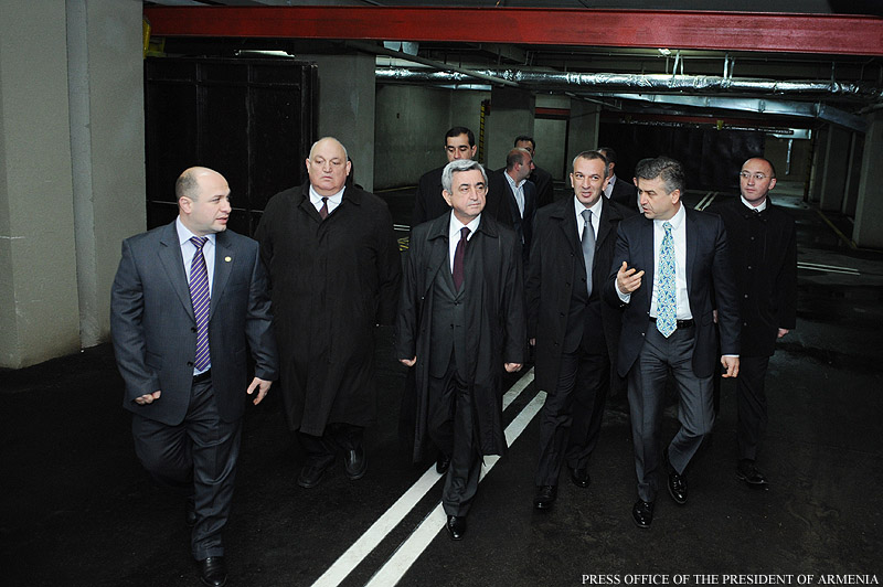 Սերժ Սարգսյանը ներկա է գտնվել կառուցված շենքի պաշտոնական բացման հանդիսավոր արարողությանը