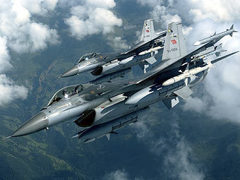 Турция направила два истребителя на перехват израильских F-15