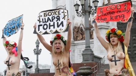 Активисток «Femen» в Белоруссии избили и остригли