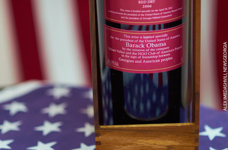 Վրացիները Օբամային գինի են ուղարկել