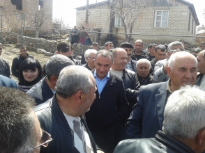 ԲՀԿ մեծամասնական ընտրակարգով  առաջադրված պատգամավորության թեկնածու Մուշեղ Պետոյանի հանդիպումները Արթիկում