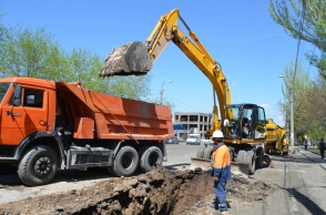 Նոր կոյուղատար Երևանի Խորենացի փողոցում