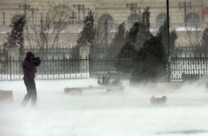 На Восточную Европу обрушились морозы и снегопады