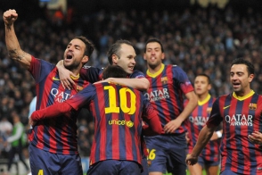 Лига чемпионов: «Барселона» и ПСЖ одержали выездные победы