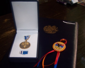 Մովսես Գասպարյանը հետմահու պարգևատրվել է «Մարտական ծառայություն» մեդալով