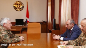 ԼՂՀ նախագահն ընդունել է գլխավոր ռազմական տեսուչին