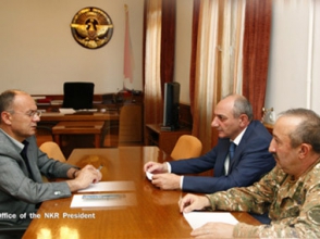 Բակո Սահակյանն ընդունել է ՀՀ պաշտպանության նախարարին