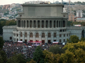 «Եռյակի» հանրահավաքը Ազատության հրապարակում (տեսանյութ)