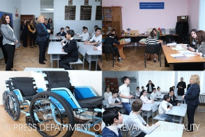 Նոր անվասայլակներ ներառական կրթություն իրականացնող դպրոցներին և մանկապարտեզներին