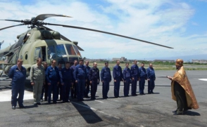 Հայաստանում օծվել է ռուսական ավիաբազայի ուղղաթիռների էսկադրիլիան