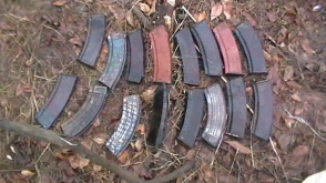 Նորք Մարաշում գտնվող հոգեբուժարանի ճանապարհին զենք-զինամթերք է թողել