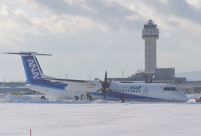 Ճապոնիայում ինքնաթիռը խրվել մնացել է ձյան շերտում