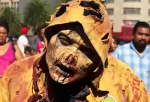 Կենդանի մեռելների շքերթ․ Մեխիկոյի փողոցները լցվել են 10 հազար զոմբիներով (տեսանյութ)