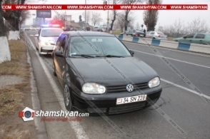 ԱՄՆ դեսպանատան մոտ Volkswagen-ի վարորդը վրաերթի է ենթարկել փողոցը թույլատրելի հատվածով անցնող հետիոտնին