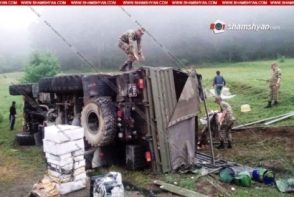 В ДТП с военным грузовиком погибли четверо армянских солдат (обновлено)