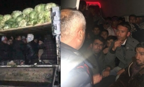 Թուրքիայում կաղամբով բեռնված մեքենայում ապօրինի ներգաղթյայլների խումբ է բացահայտվել