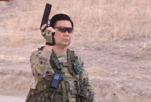 Թուրքմենստանի նախագահը հեծանվից կրակել է թիրախներին