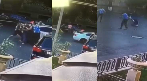 Убийство «дворового авторитета» возле ресторана «Дон Кихот» попало на видео (18+)