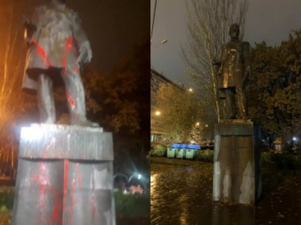 Посольство РФ в Армении отреагировало на осквернение памятника Грибоедову