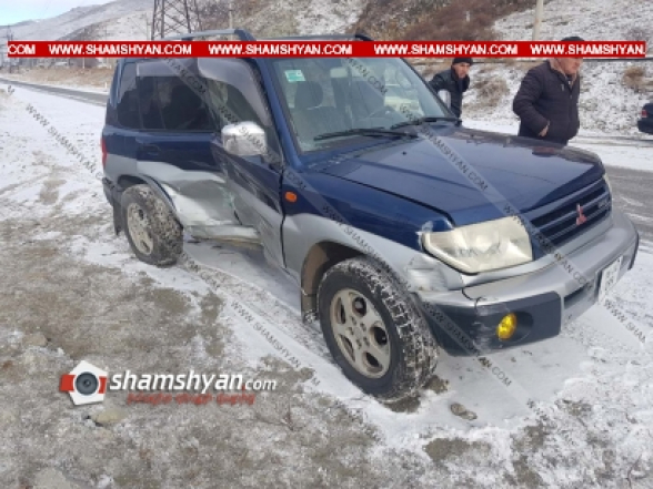 Գեղարքունիքի մարզում բախվել են Mitsubishi Pajero io-ն ու Volkswagen–ը. կա վիրավոր