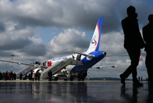 Рейс Екатеринбург-Ереван вернулся в аэропорт из-за датчика шасси