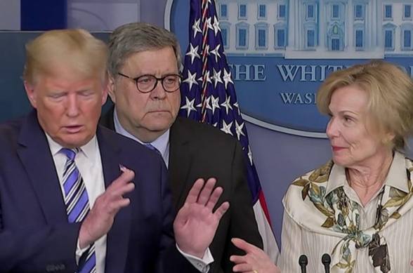 Трамп на пресс-конференции отошел от врача после ее слов о недомогании (видео)