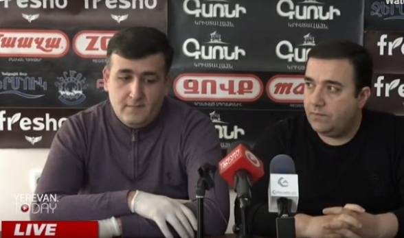 Пресс-конференция Ованнеса Шагиняна и Нарека Манташяна (видео)