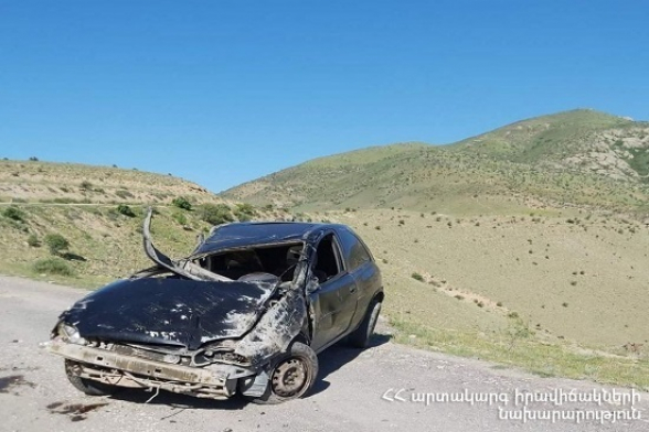 Նարեկ գյուղում «Opel Corsa» դուրս է եկել ճանապարհից և կողաշրջվել. վարորդը տեղում մահացել է