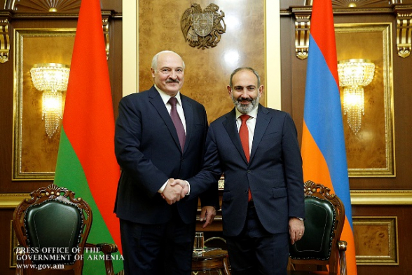 Никол Пашинян поздравил Александра Лукашенко по случаю переизбрания на пост президента Беларуси