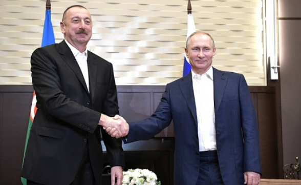 Путин и Алиев обсудили обострение обстановки на армяно-азербайджанской границе (видео)