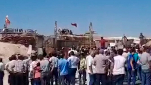В Идлибе прошла акция против турецкого военного присутствия (видео)