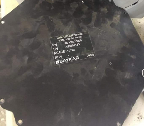 Արցախի ՊԲ կողմից խոցված թուրքական Bayraktar-ի հեռակառավարվող տեսախցիկը արտադրվել է հունիսին՝ Կանադայում. ՊՆ խոսնակ (լուսանկար)