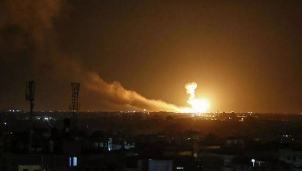 Израиль атаковал Дамаск во время беспорядков в США