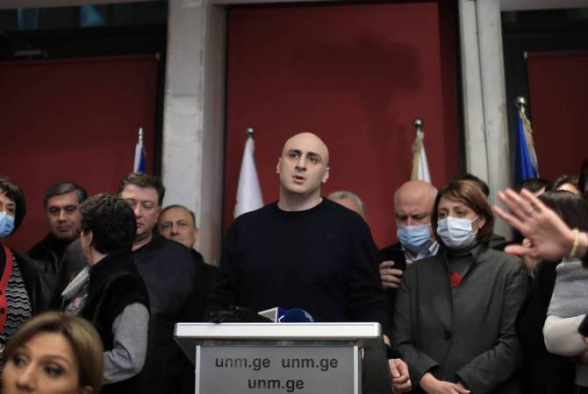 В Грузии арестовали оппозиционного депутата Нику Мелию, возглавляющего партию Саакашвили