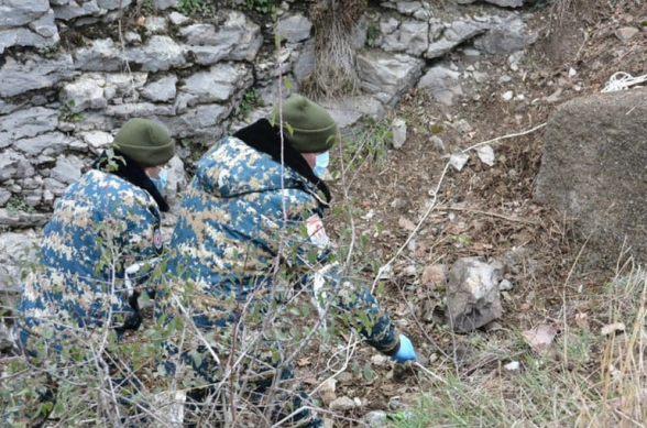 Поиск останков погибших военнослужащих сегодня продолжится в Джраканском и Варандском районах