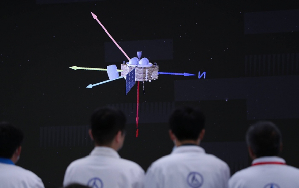 Китайский зонд совершил посадку на поверхность Марса (видео)