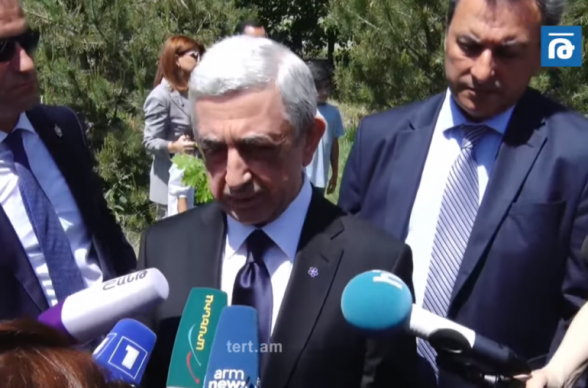 Отсутствие в списке не означает неучастия в выборах – Серж Саргсян (видео)