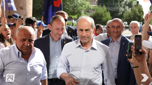 Предвыборная встреча блока «Армения» в Арарате (видео, фото)