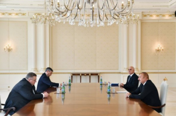 Ալիևը բանակցում է ՌԴ փոխվարչապետի հետ