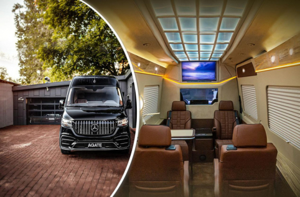 «Պալատ անիվների վրա». սովորական Mercedes-Benz Sprinter-ը ճոխ հարդարման շնորհիվ դարձել է VIP փոխադրամիջոց (տեսանյութ)