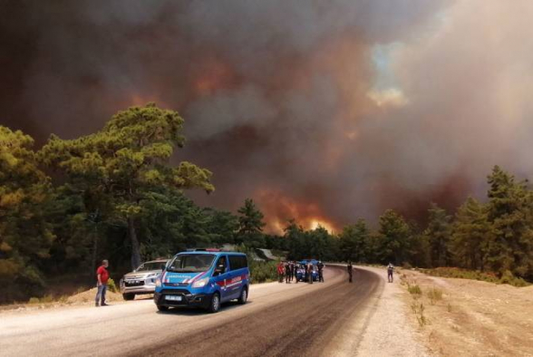Թուրքիայում անտառային հրդեհների հետևանքով երկու հրշեջ մահացել է