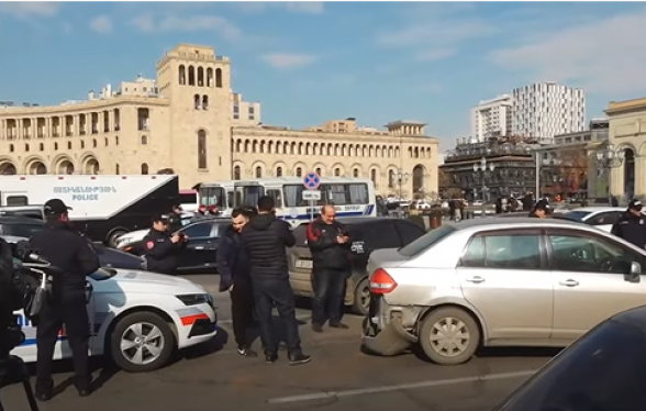 Акция протеста водителей против подорожания ОСАГО (видео)