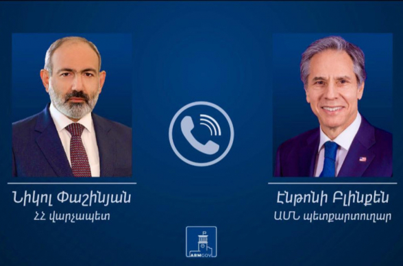 Փաշինյանն ու Բլինքենը քննարկել են Լեռնային Ղարաբաղում ստեղծված հումանիտար իրավիճակը