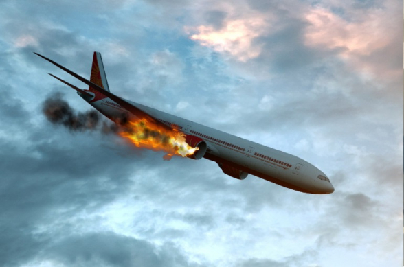 В России самолет Ту-204 загорелся при взлете