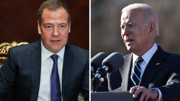 Медведев пообещал Байдену поражение на выборах