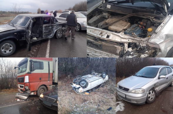 Ապարան-Հարթավան ճանապարհին 5 մեքենա է բախվել