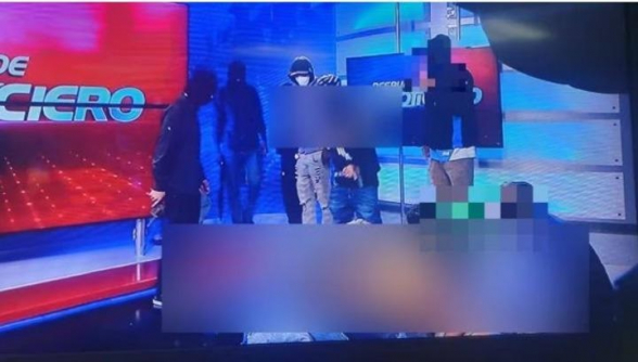 Էկվադորում զինված անձինք ուղիղ եթերում ներխուժել են TC Televisión հեռուստաալիքի տաղավար և պատանդ վերցրել աշխատակիցներին (տեսանյութ)
