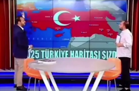 Թուրքական ալիքը ցուցադրել է Թուրքիայի 2025-ի քարտեզը՝ Հայաստանի, Իրաքի, Սիրիայի, Կիպրոսի տարածքներով