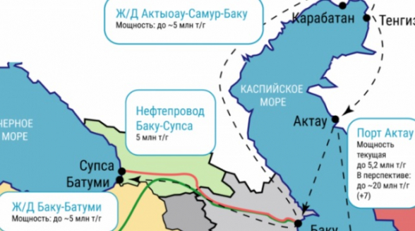 Казахстан увеличит поставки нефти по Транскаспию до 3 млн т в течение двух лет